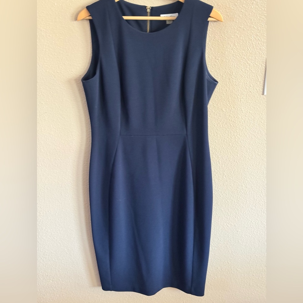 Calvin Klein Elegant Blue Midi Dress